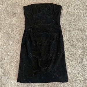 White House Black Market WHBM Womens‎ Black Lace Dress